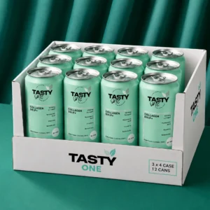 Collagen Drip+ 12-Pack — Elderflower, Lemon & Mint (330ml x12)